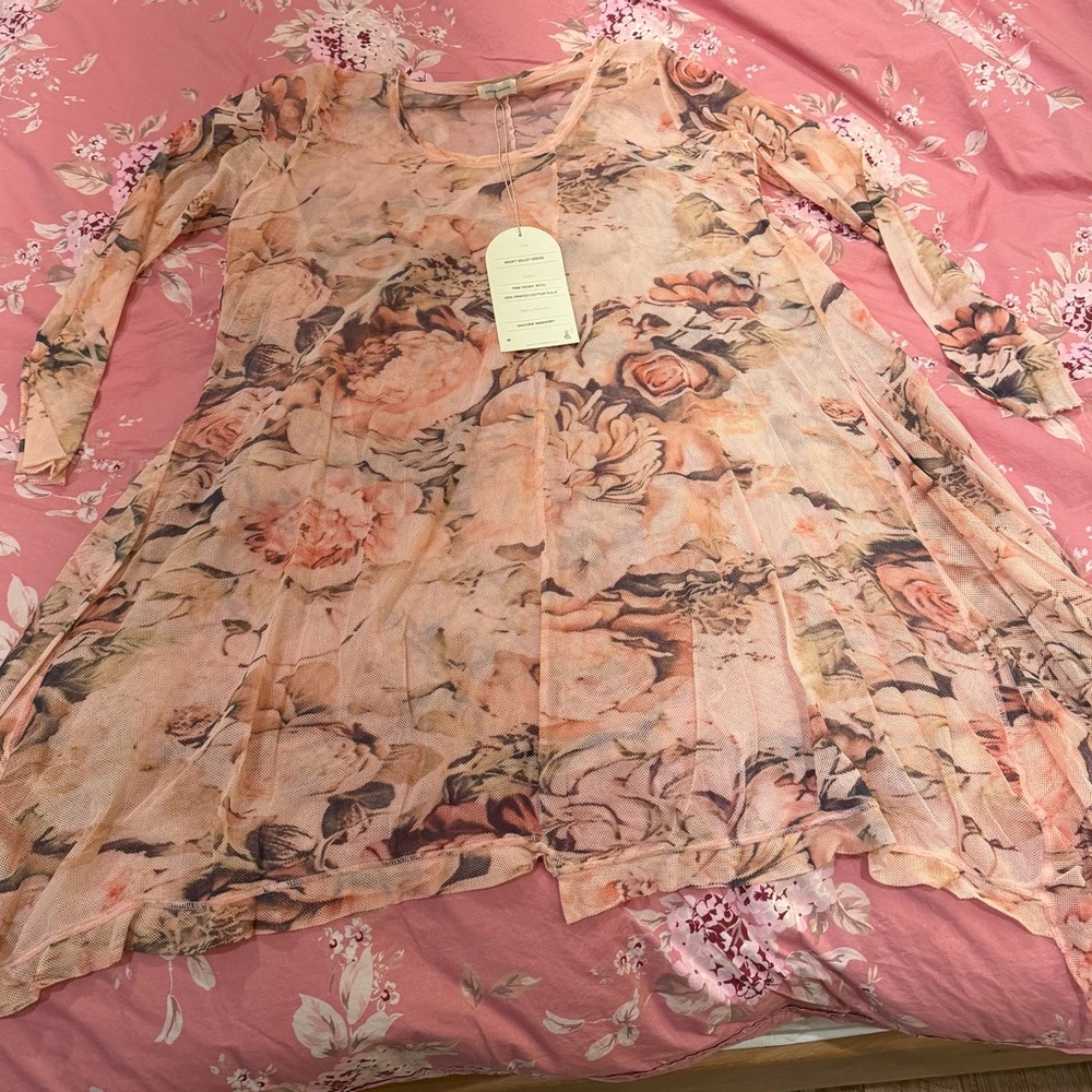 Krista Larson Short Ballet Dress - Pink Peony PCTU - NWT - OS